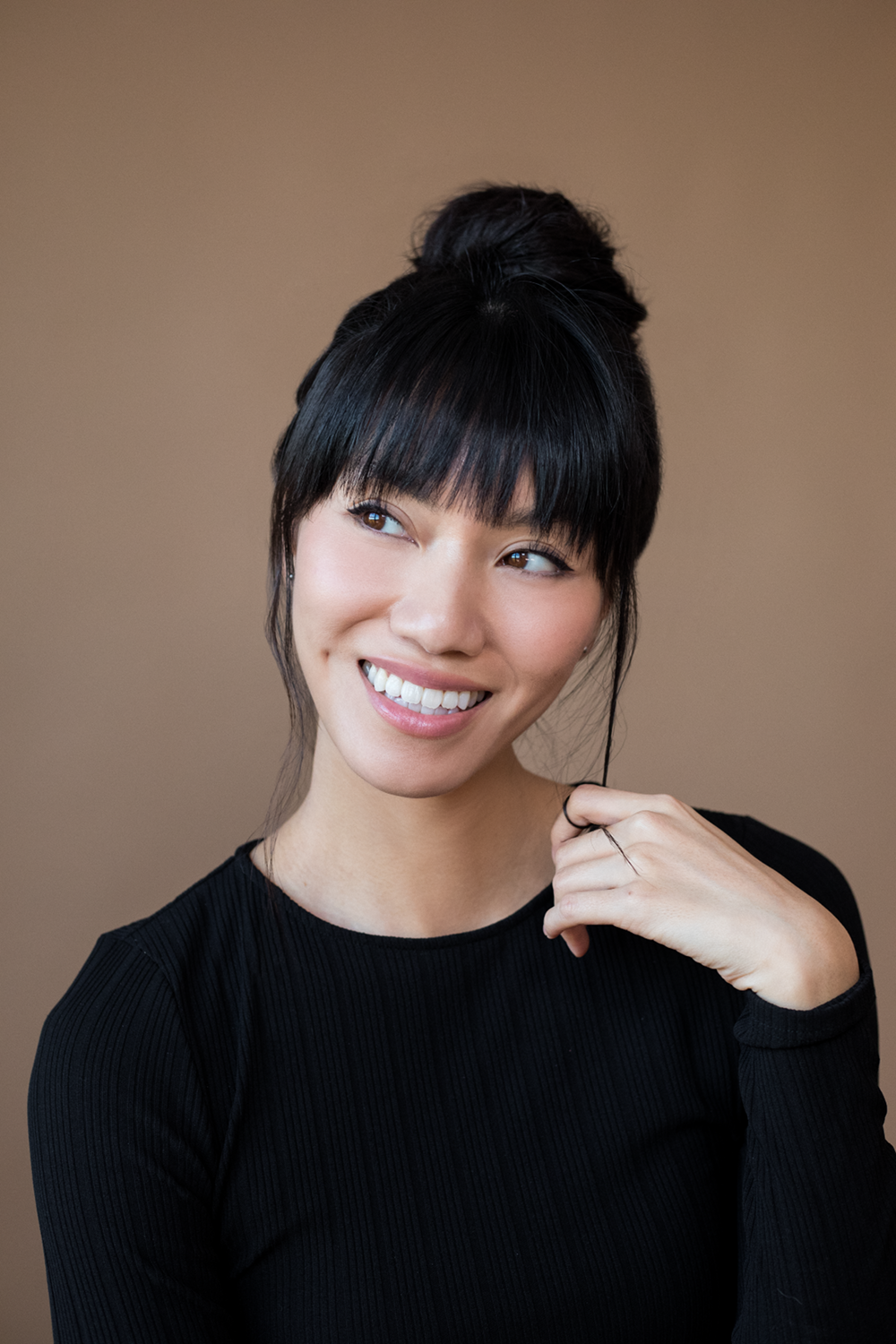 Darin commercial beauty portrait smiling headshot