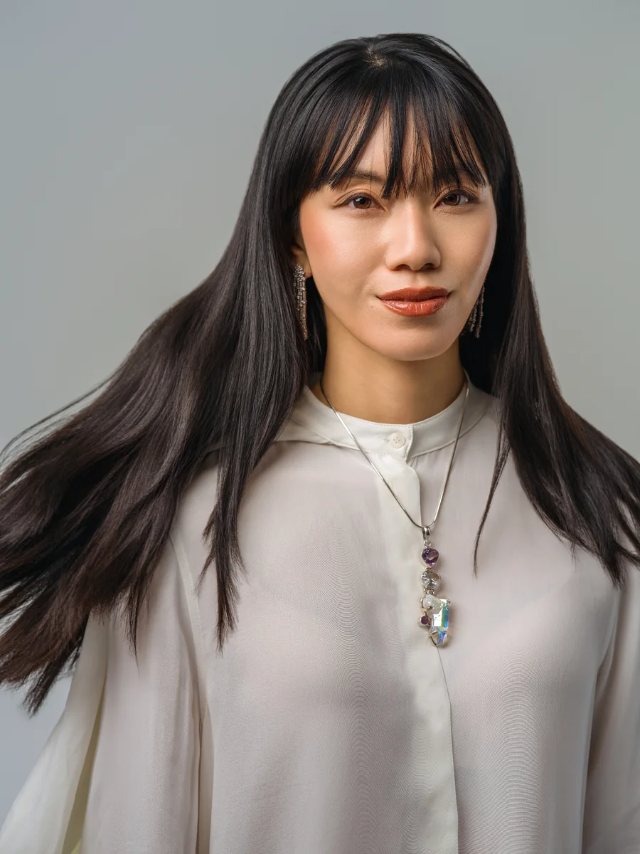 Darin Apinya jewelry beauty portrait clean editorial