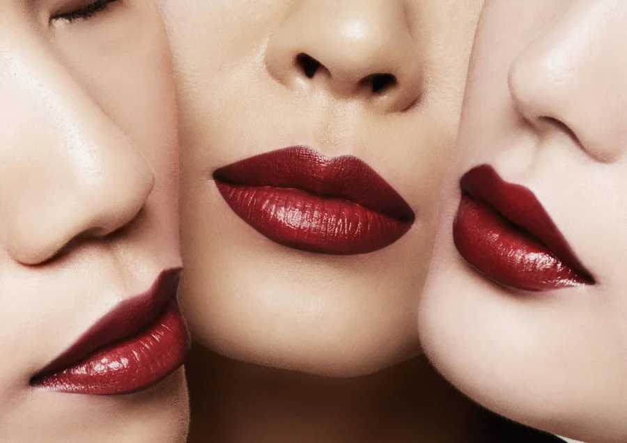 Darin Apinya modeling lips for Tom Ford